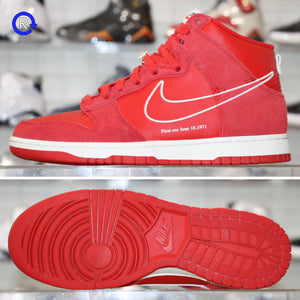 'First Use Red' Nike Dunk High (2021) | Size 10 Condition: 9/10.
