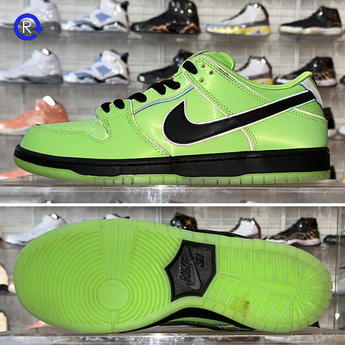 'Buttercup' The Powerpuff Girls Nike SB Dunk Low (2023) | Size 9.5 Condition: 9.5/10.