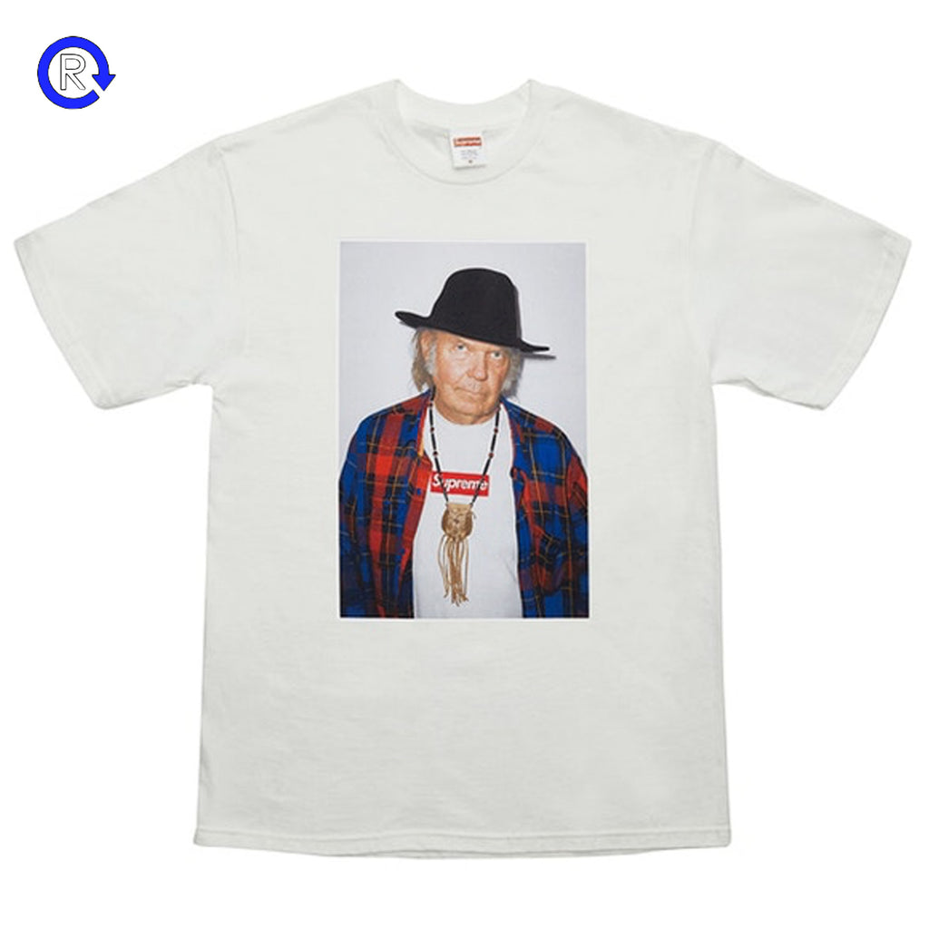Supreme Neil Young tee Neil Young Supreme GREY white WHITE