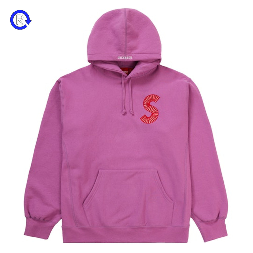 Supreme Bright Purple S Logo Hooded Sweatshirt (FW20