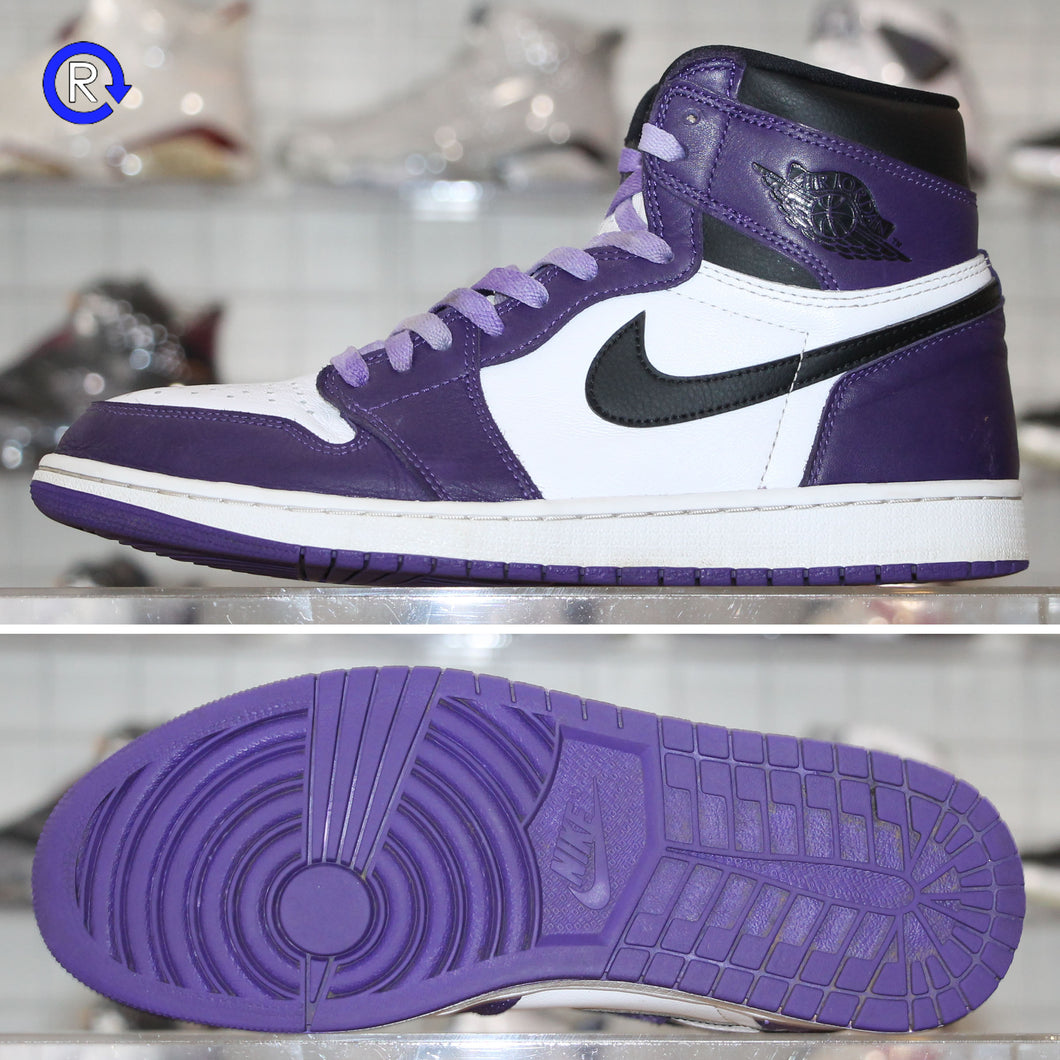 'Court Purple White' Air Jordan 1 High OG (2020) | Size 10 Condition: 8/10. (ATL)