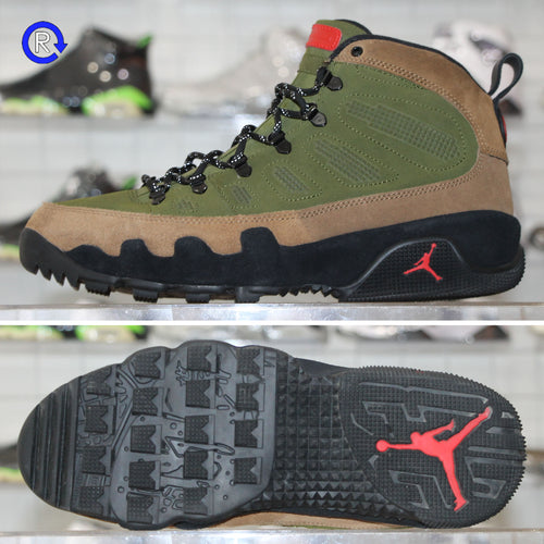 'Military Brown/Legion Green' Jordan 9 Boot NRG (2018) | Size 11.5 Condition: 9/10.