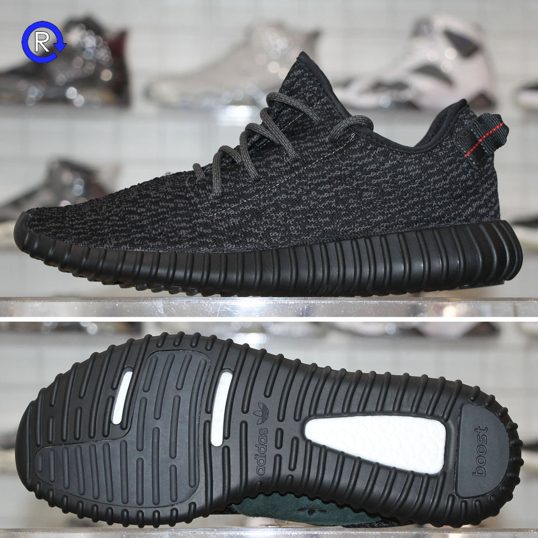 Adidas yeezy boost 350 pirate black size 9 Clearance
