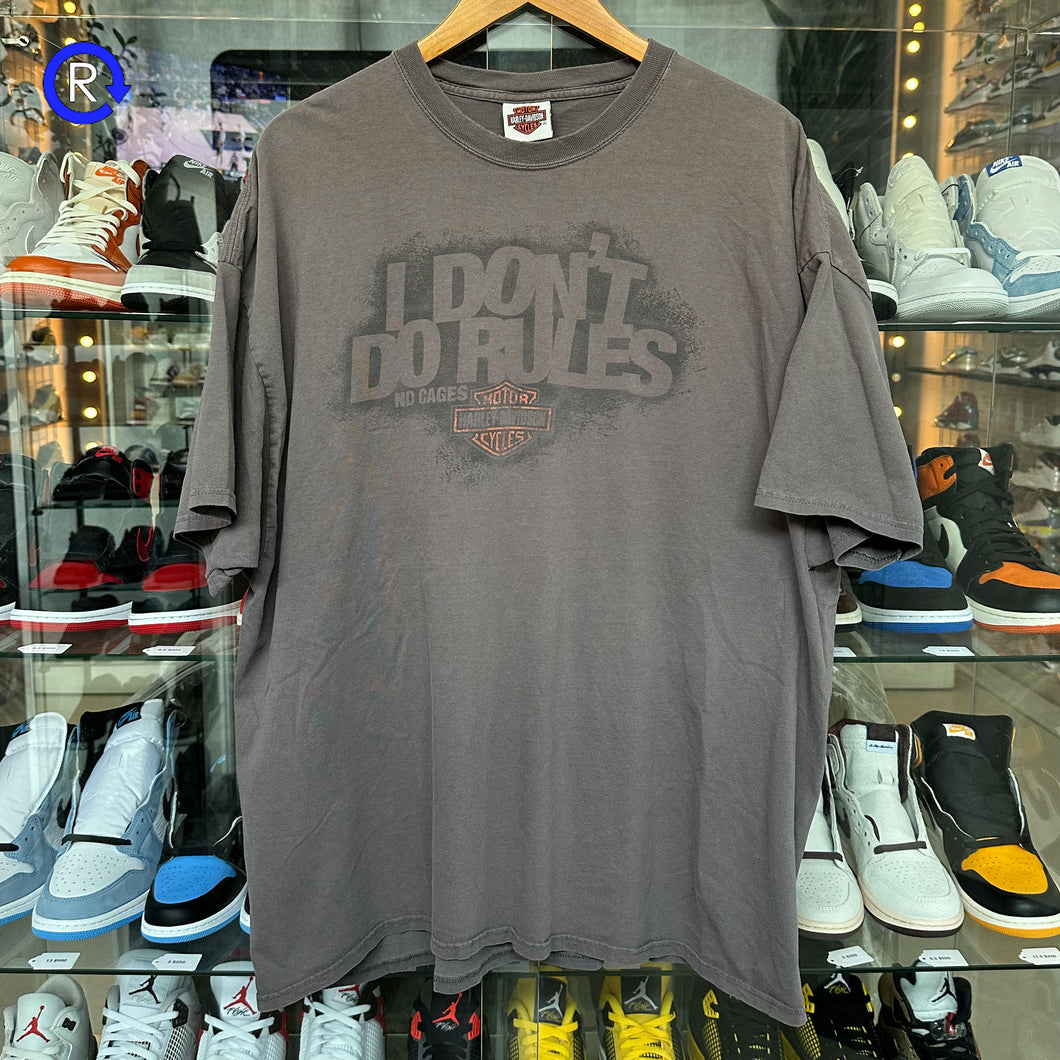 Harley-Davidson Grey Tilley I Don't Do Rules Tee