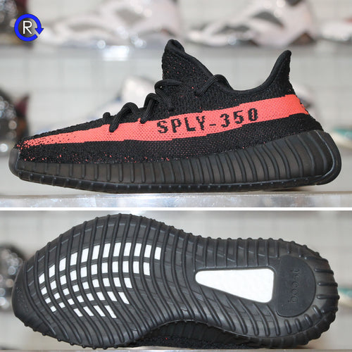 'Core Black/Red' Adidas Yeezy Boost 350 v2 (2022) | Size 9 Brand new deadstock.