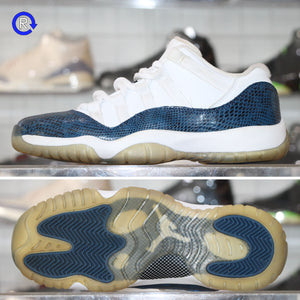 'Navy Snakeskin' Air Jordan 11 Low (2019) | Size 5.5 Condition: 8.5/10.