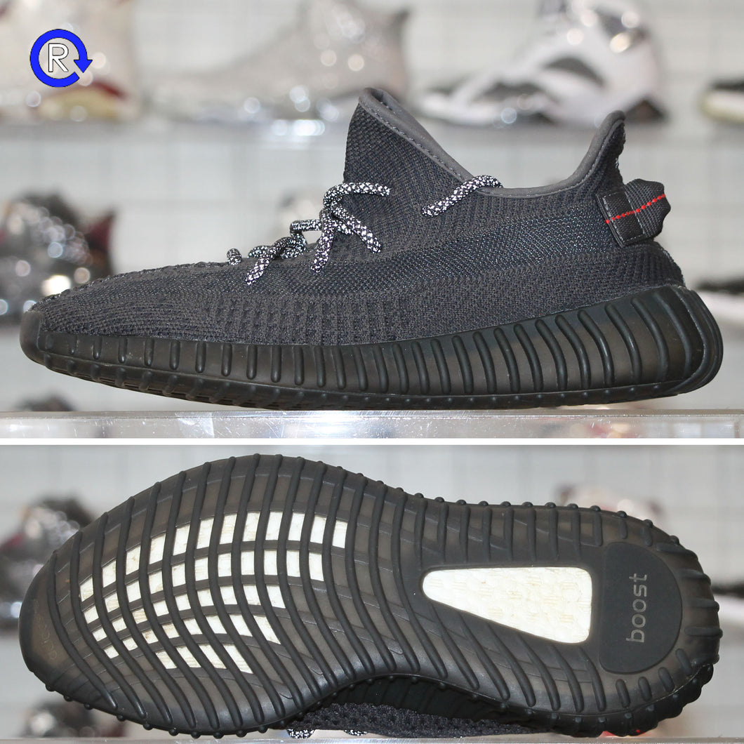 'Black' Adidas Yeezy 350 v2 (Non-Reflective) (2019) | Size 7.5 Condition: 9/10.