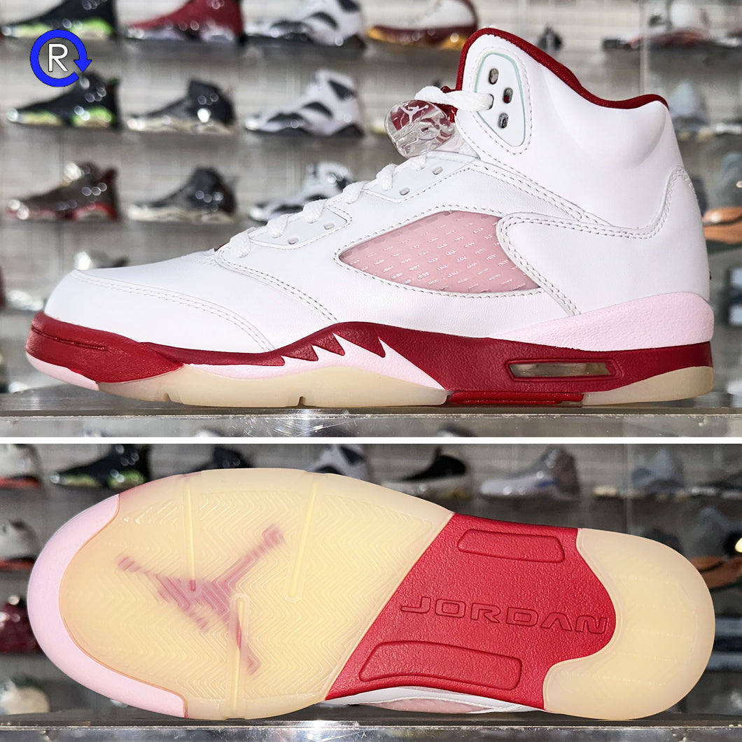 'White/Pink/Red' Air Jordan 5 GS (2020) | Size 7 Brand new deadstock.