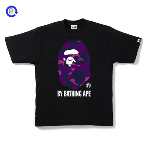 Bape Black/Purple Color Camo By Bathing Ape Tee