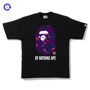 Bape Black/Purple Color Camo By Bathing Ape Tee