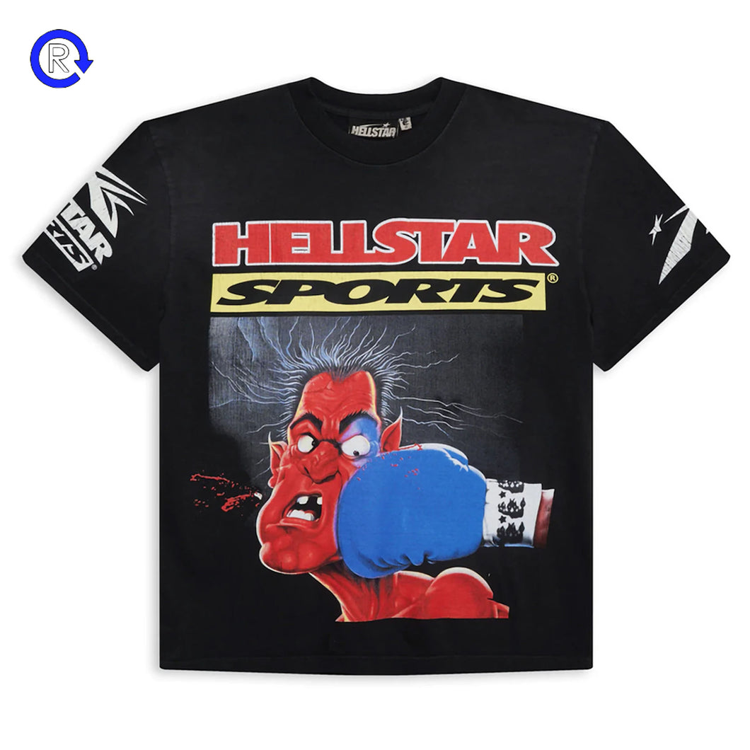 Hellstar Black Knock-Out Tee