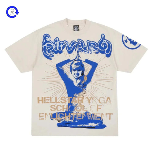Hellstar Studios Beige Yoga Tee (NEW)