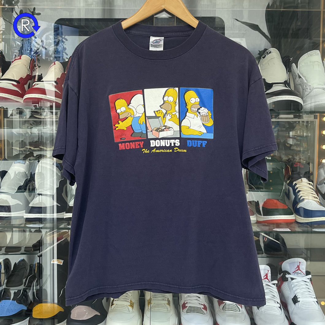 Homer Simpson Blue American Dream Tee