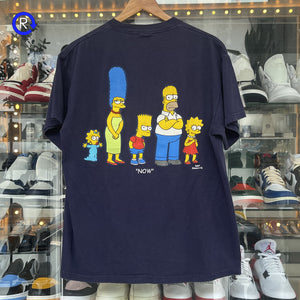 Simpsons Blue Then vs Now Tee