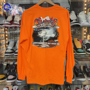 Harley-Davidson Orange Niagara Falls LS Tee