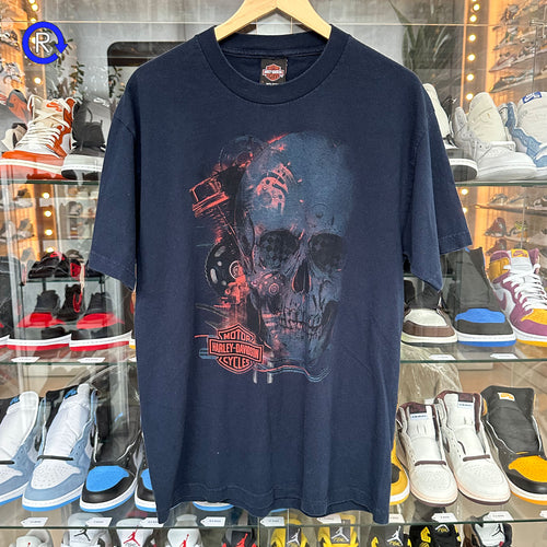 Harley-Davidson Navy Skull Las Vegas, Nevada Tee