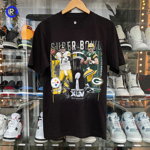 Steelers vs. Packers Black Super Bowl XLV Tee