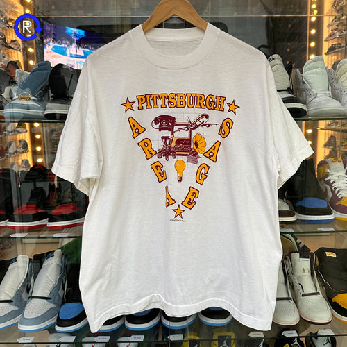 Pittsburgh White Area Sage Tee