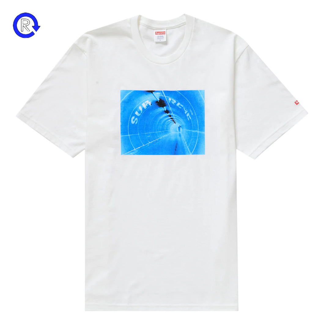 Supreme White Tunnel Tee (SS24)