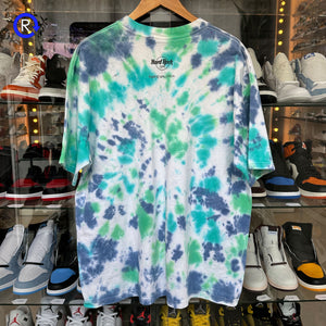 Hard Rock Cafe Teal Tie Dye Puerto Vallarta Tee