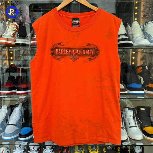 Harley-Davidson Orange Privateers Halifax, Nova Scotia Sleeveless Tee