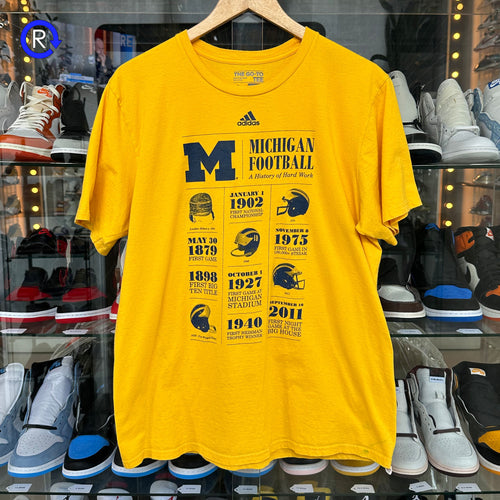 Adidas Michigan Football Yellow Tee