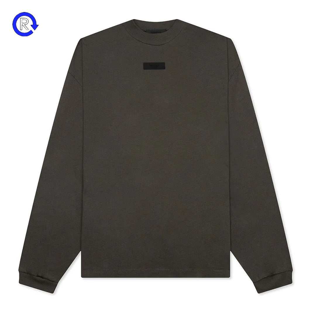 Fear of God Essentials Ink Rubber Logo LS Tee (NEW)