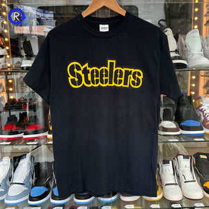 Pittsburgh Steelers Black Basic Logo Tee