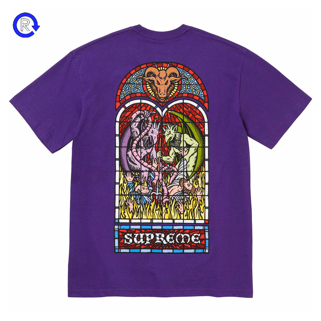 Supreme Purple Worship Tee (FW23)