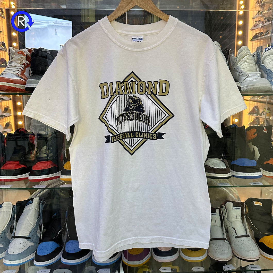 Pitt Panthers White Diamond Baseball Clinics Tee