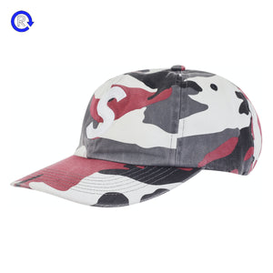 Supreme Red Camo Pigment Coated Canvas S Logo 6-Panel (FW23)