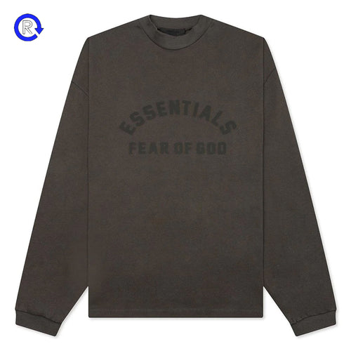 Fear of God Essentials Ink Arch Heavy Jersey LS Tee (NEW)