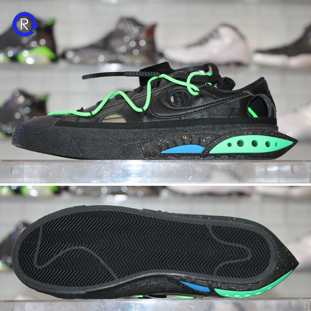 'Black/Electro Green' Off-White x Nike Blazer Low (2022) | Size 6.5 Brand new, deadstock. (ATL)