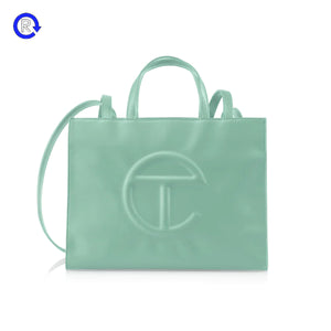 Telfar Medium Sage Shopping Bag (ATL)