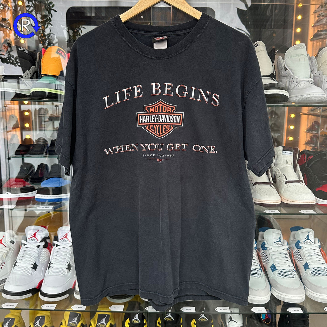 Harley-Davidson Black Life Begins Smoky Mt. Tee