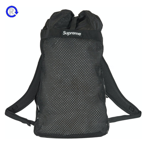Supreme Black Mesh Backpack (SS23)