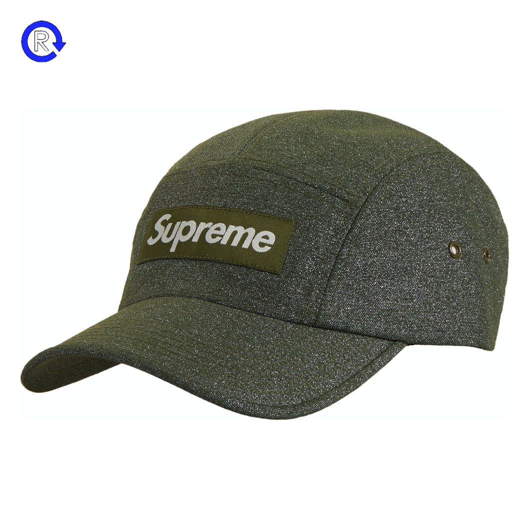 Supreme Olive Glitter Cordura® Camp Cap (SS23)