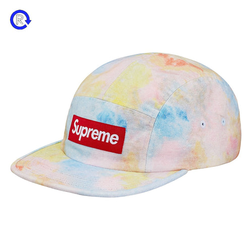 Supreme Rainbow Tie Dye Camp Cap