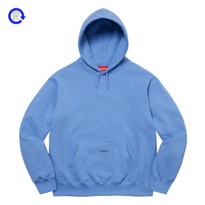 Supreme Light Blue Micro Logo Hooded Sweatshirt (SS22) (NEW)