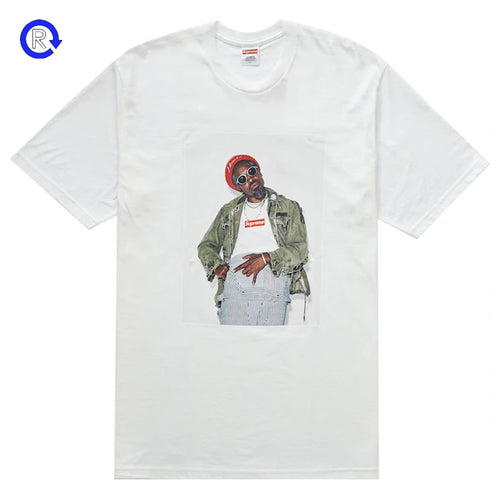 Supreme White Andre 3000 Tee (FW22)