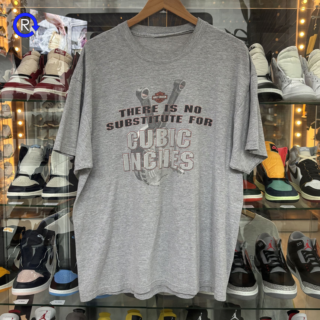 Harley-Davidson Grey Cubic Inches Grey Tee
