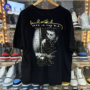 Paul McCartney Black Back In The U.S. Tour Tee