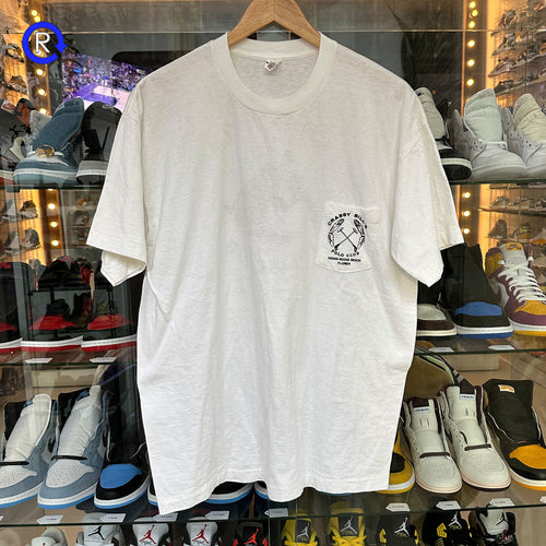 Crabby Bill's White Polo Club Tee