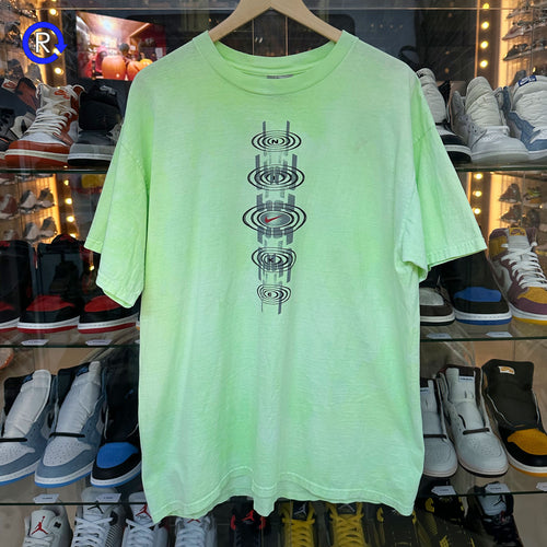 Nike Lime Tie-Dye 90s Vertical Tee