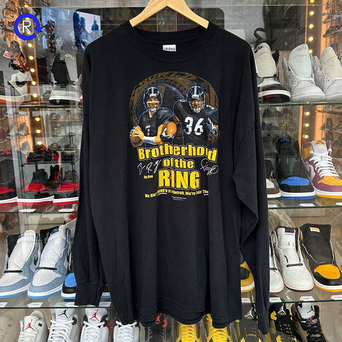 Pittsburgh Steelers Black Brotherhood of the Ring LS Tee