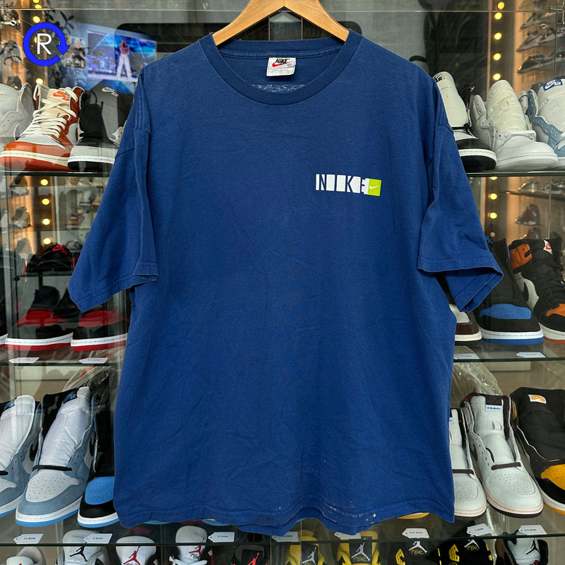 cobalt blue nike shirt