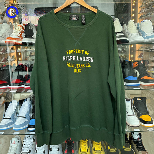 Ralph Lauren Green Polo Jeans Co. RL87 Crewneck