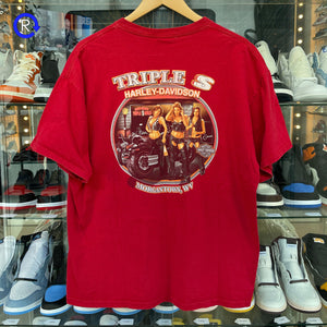 Harley-Davidson Red Triple S Morgantown, WV Tee