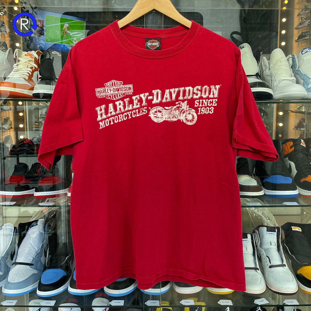Harley-Davidson Red Triple S Morgantown, WV Tee