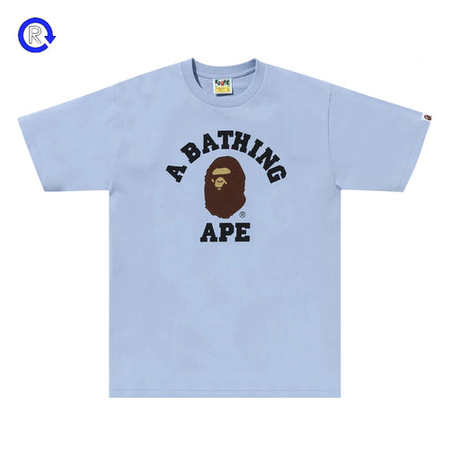 Bape Light Blue College Tee (NEW)